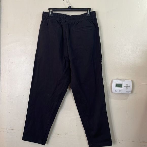 ELWOOD CLOTHING,BLACK PANTS ROPE IN THE WAIST,SIZE MEDIUM.ELASTIC WAIST - Picture 4 of 7